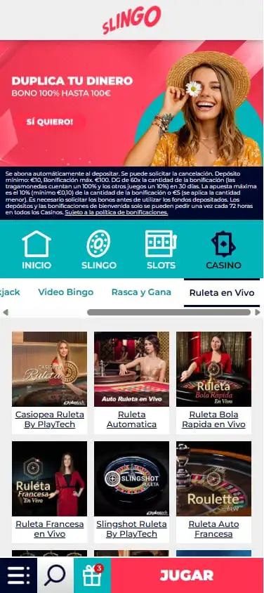 Slingo Captura de pantalla 3